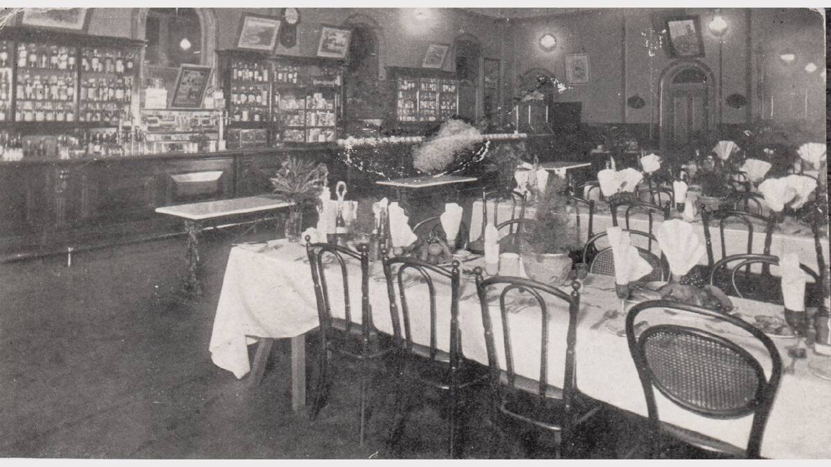 ARCHIVAL REVIVAL 1900s: Photographs from the Newcastle Herald's files.Newcastle Railway refreshment room Newcastle about 1909. 