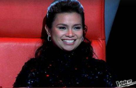 Lea Salonga, one of the judges on The Voice, chose Marissa Saroca to be on her team. Picture The Voice