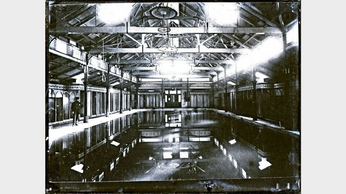 The municipal baths under the Civic Arcade, Newcastle. Image from the University of Newcastle Cultural Collection. http://www.flickr.com/photos/uon/