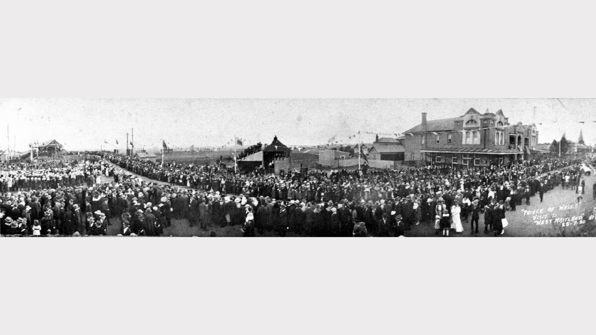 ARCHIVAL REVIVAL 1900s: Photographs from the Newcastle Herald's files.  Prince of Wales visit to West Maitland July 25 1920.