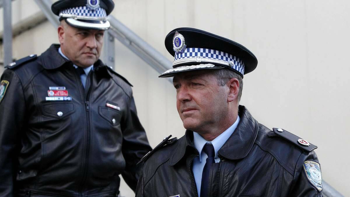 FORCE:  Assistant Commissioner Max Mitchell, right, and Detective Chief Inspector Wayne Humphrey. Picture: Darren Pateman