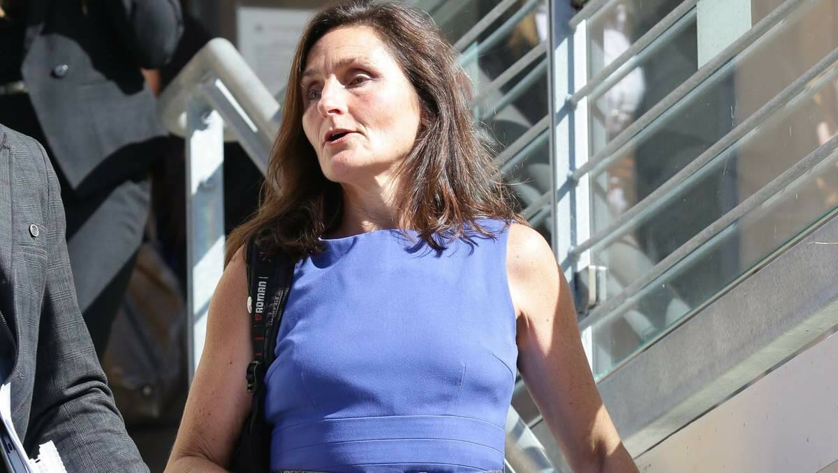 Newcastle Herald journalist Joanne McCarthy at the Special Commission on Inquiry in May. 