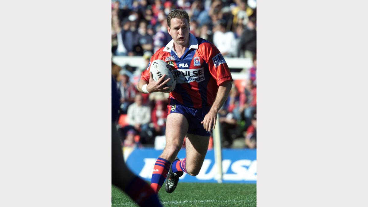 Former Newcastle Knights and NSW State of Origin player Mark Hughes, who has begun radiotherapy after surgery to remove a brain tumour.