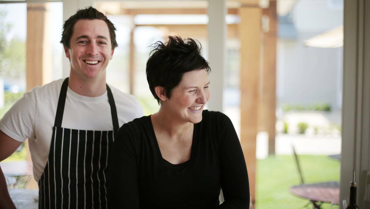 Troy Rhoades-Brown and wife Megan started a fine dining restaurant in the middle of the GFC. Picture: Peter Stoop