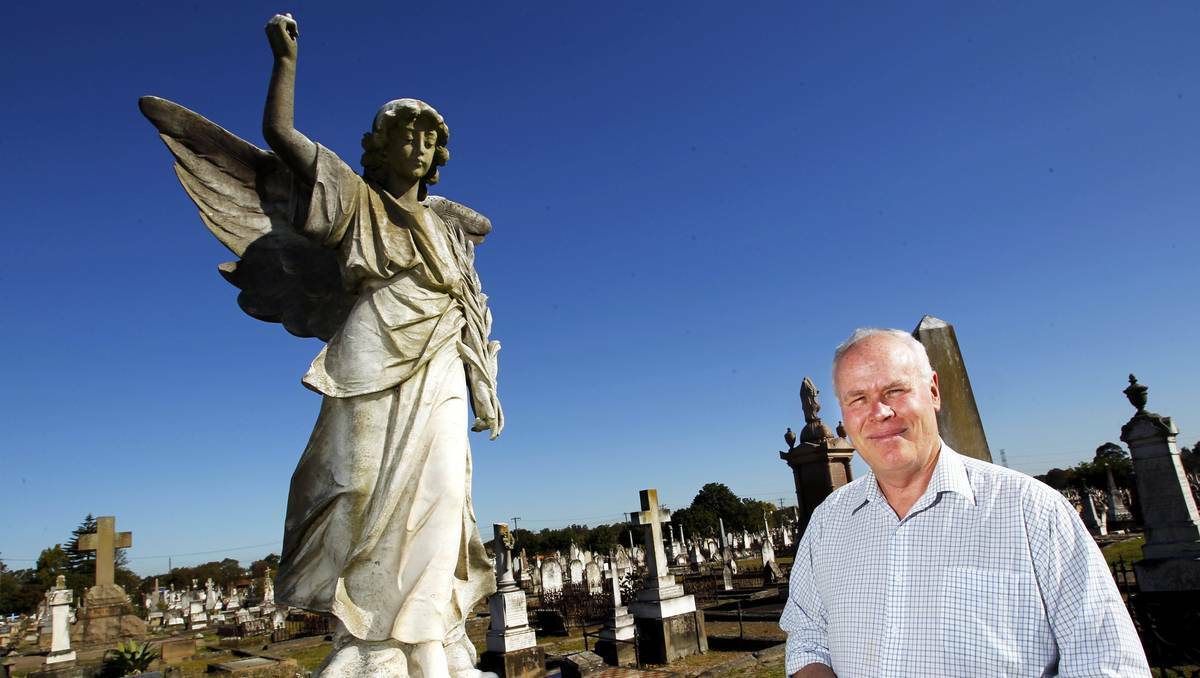 INFORMATION: Website creator and Sandgate Cemetery trustee Terry St George. Picture: Anita Jones