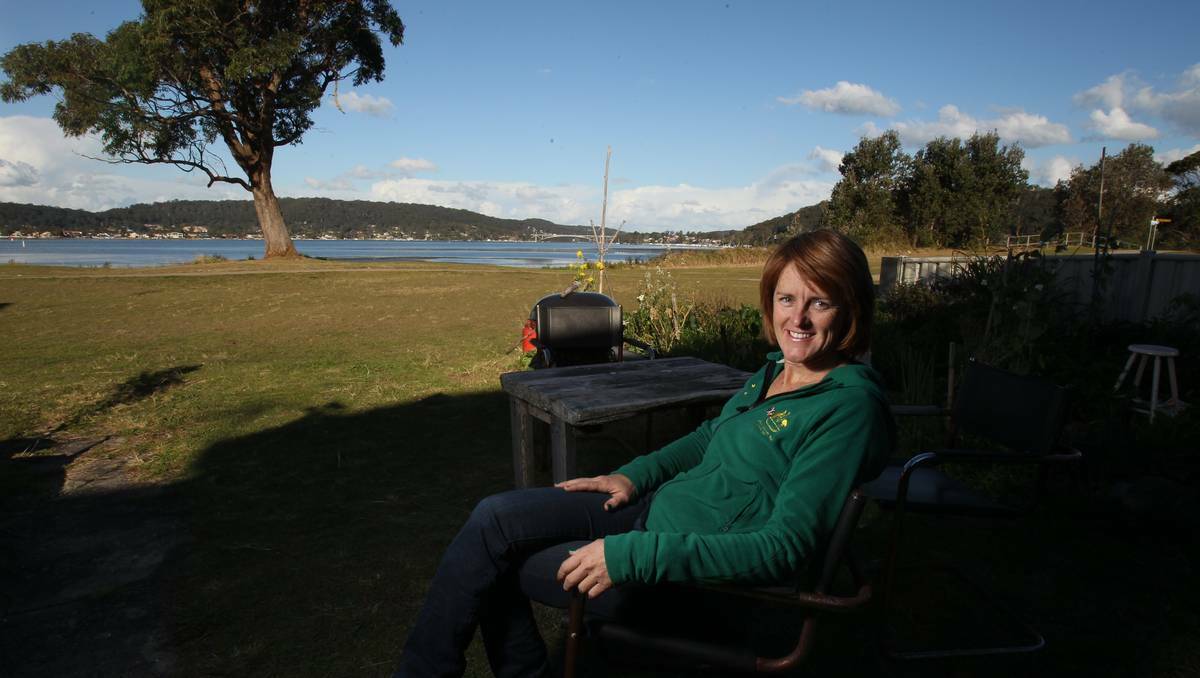 PREPARED: Liesl Tesch, pictured at her Woy Woy home, won gold in the two-person keelboat event.  Picture: Anthony Johnson