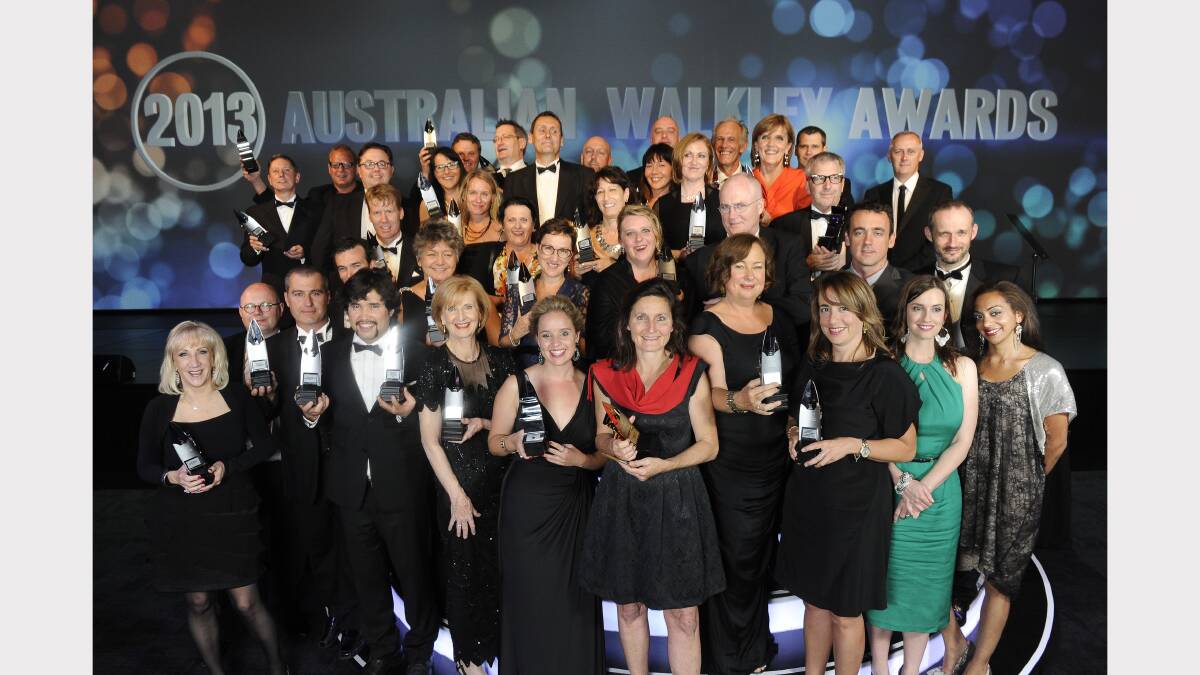 WINNERS: The 2013 Walkley award winners. 