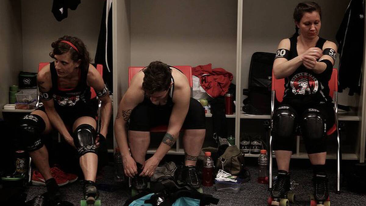 The Gotham City team gets ready for their big matchup. Photo: Danielle Smith