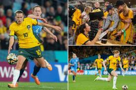 Newcastle's Emily van Egmond (main picture) and Clare Wheeler (top right) have been named in the Matildas squad and Cortnee Vine, former Jets player, (bottom right) is back too. Pictures by Adam McLean, Max Mason-Hubers and Anna Warr