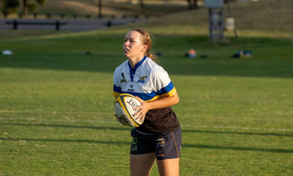 Kyah Little is back in action for the Hunter Wildfires after her first Super W campaign. Picture Brumbies media