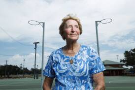 Dell Saunders, pictured in 2019 after an extraordinary 40-year tenure as Newcastle Netball Association president. Picture by Max Mason-Hubers
