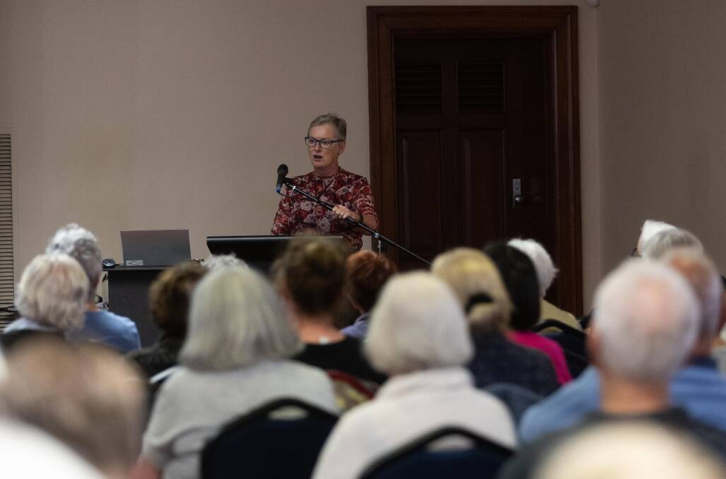 Shoalhaven mayor Amanda Findlay revealed at a Hunter Community Forum meeting on Wednesday night that she will not contest the next local government election. Picture by Jonathan Carroll